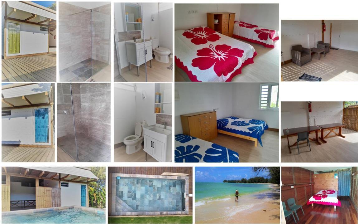 Mara'Ai Le Spot Tubuai Chambre Triple Taahueia Deluxe Sdb Privee Avec Piscine Mataura Eksteriør bilde
