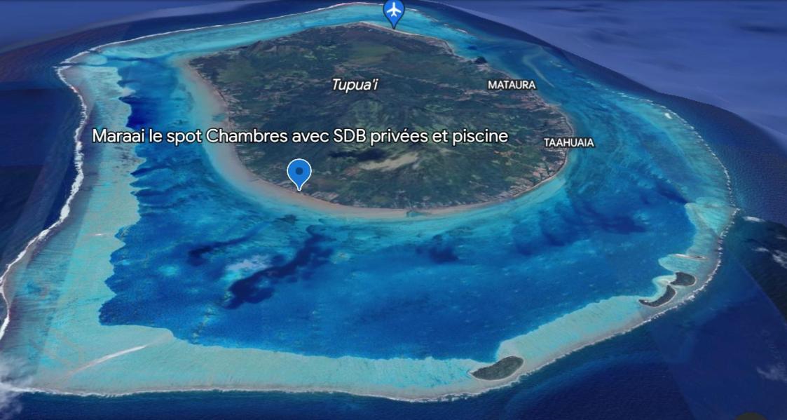 Mara'Ai Le Spot Tubuai Chambre Triple Taahueia Deluxe Sdb Privee Avec Piscine Mataura Eksteriør bilde